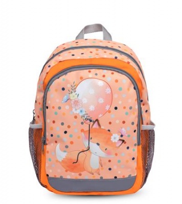 Hátizsák, cipzáras, BELMIL "Kiddy Plus Cute Foxy", róka