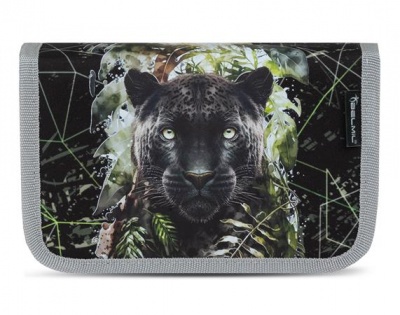 Tolltartó, klapnis, cipzáras, BELMIL "Black Panther", fekete párduc