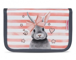 Tolltartó, klapnis, cipzáras, BELMIL "Little Bunnies", rózsaszín, nyuszi