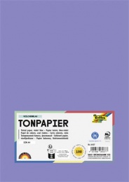 Színes papír, A4, 130 g, 100 lap, FOLIA, ibolyakék