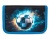 Tolltartó, klapnis, cipzáras, BELMIL "Fire Footbal", fekete-kék, foci